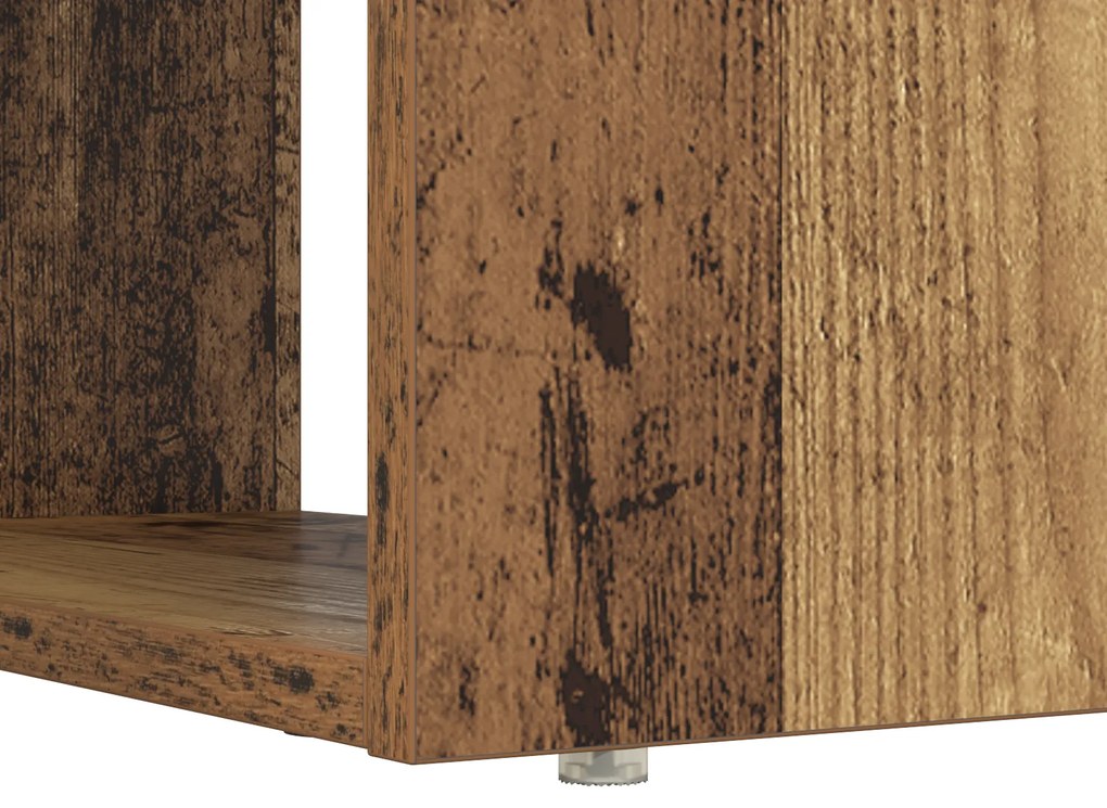 Secretária com Armazenamento Madeira Antiga 113x54x120 cm Madeira Enge