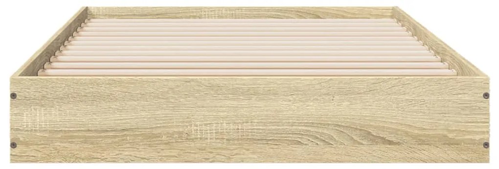 Estrutura cama s/ colchão derivados de madeira carvalho sonoma