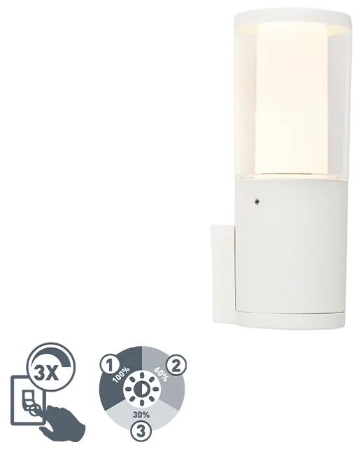 LED Aplique moderno branco IP55 incl. GU10 regulável 3 etapas - CARLO Moderno