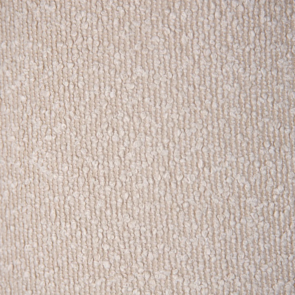 Candeeiro suspenso preto com tecido Teddy bege 35cm 3-luzes - Cava