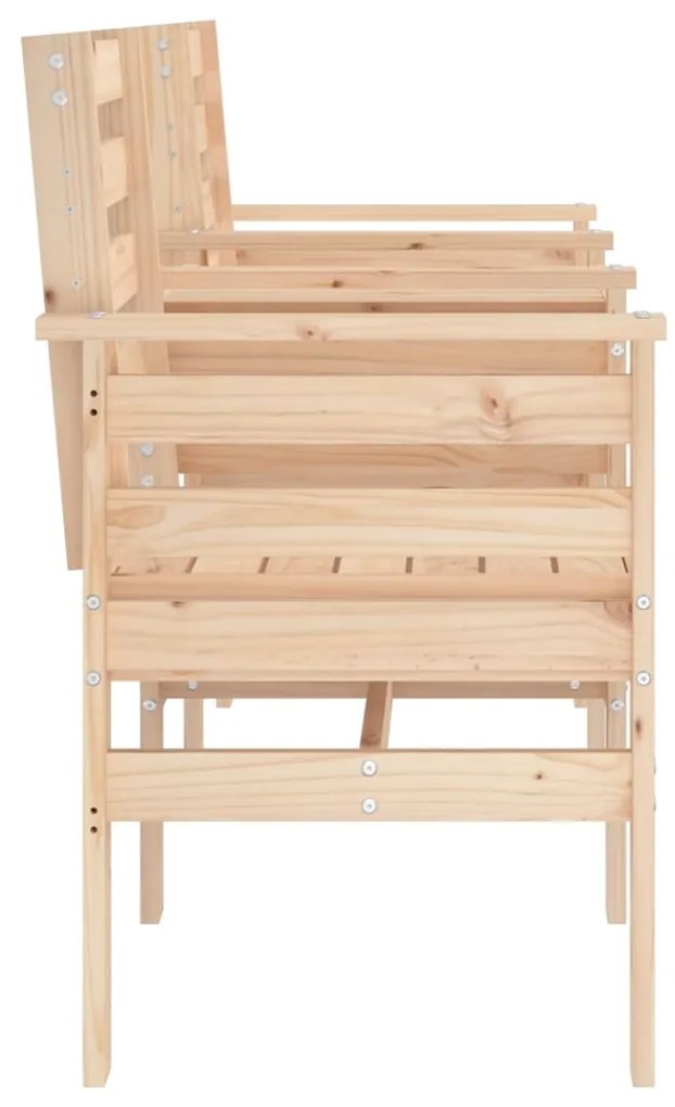 Banco de jardim 2 lugares com mesa pinho maciço