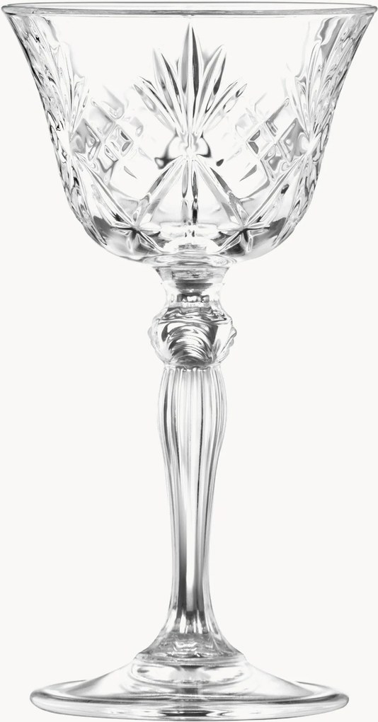 Copos de cocktail em cristal Melodia, conjunto de 6