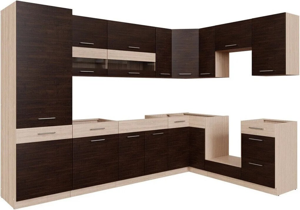 Conjunto de cozinha modular Mode Dark 129