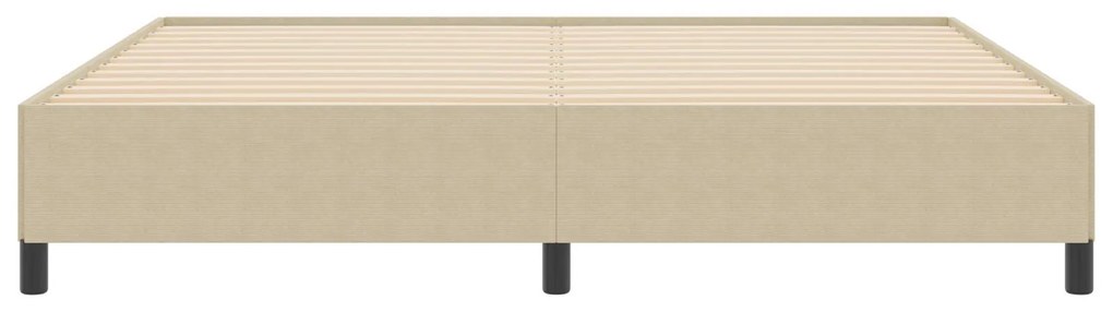 Estrutura de Cama vidaXL Verde Claro Cinza 200x200 cm Tecido Canelado