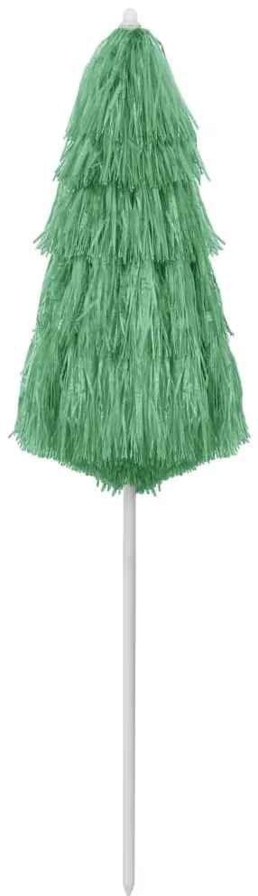 Guarda-sol de praia Hawaii 180 cm verde
