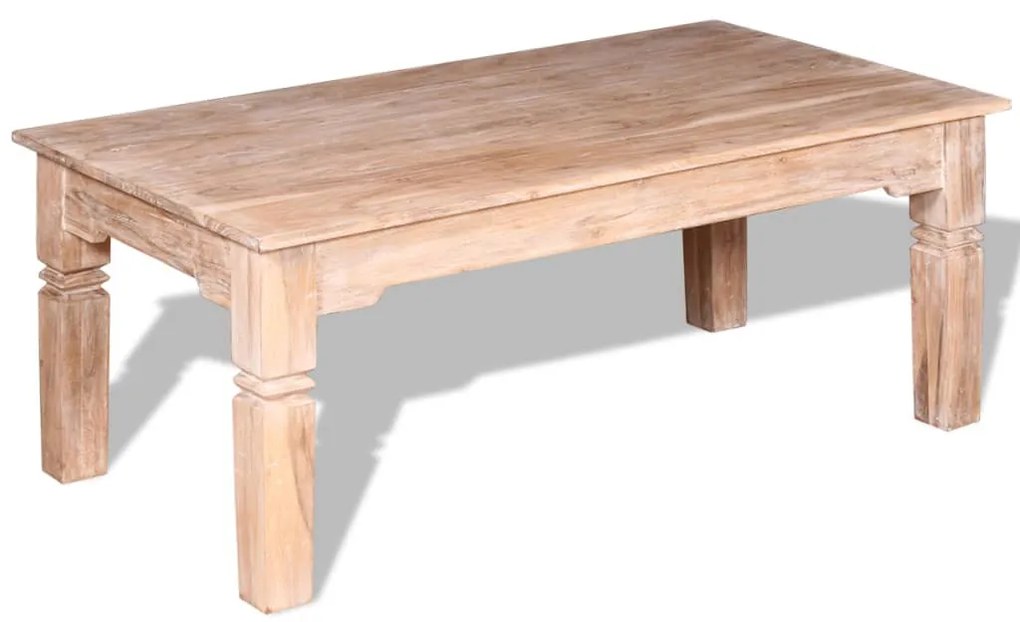 Mesa de centro em madeira de acácia 110x60x45 cm