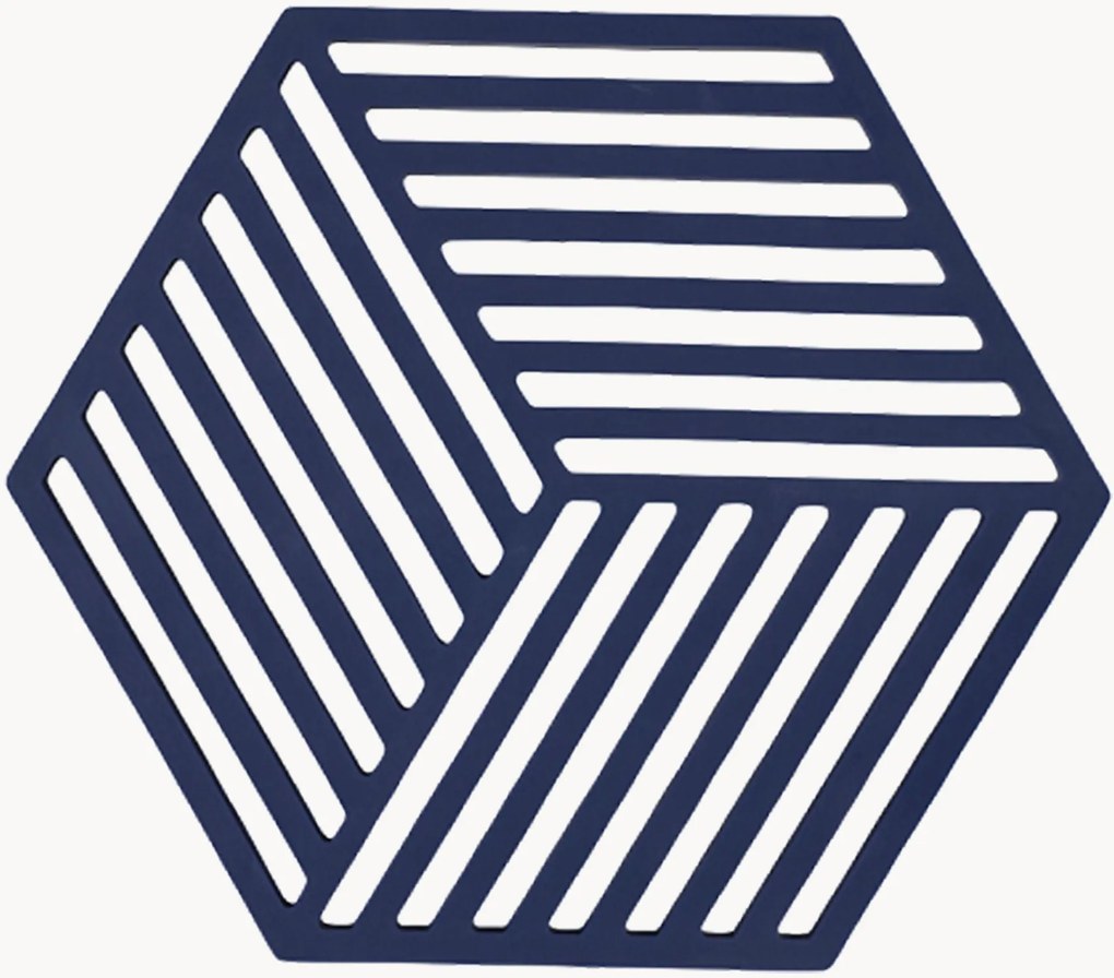 Bases para copos em silicone Hexagon, conjunto de 6
