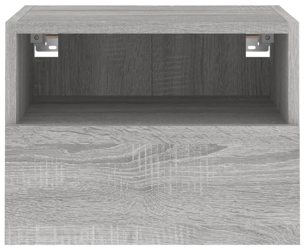 Móveis parede TV 2 pcs 40x30x30 cm deriv. madeira cinza sonoma