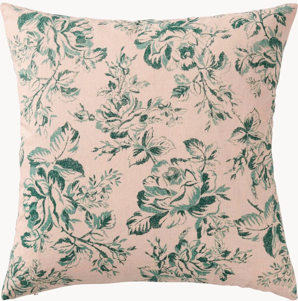 Capa de almofada em linho Blossom