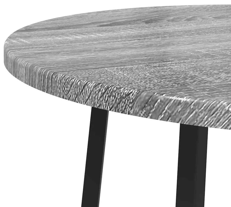 Conjunto de Mesas Laterais 2 pcs Cinza Sonoma em Madeira de Engenheira