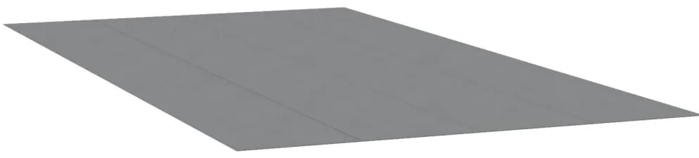 Pano para chão de piscinas 820x420 cm poliéster geotêxtil cinza