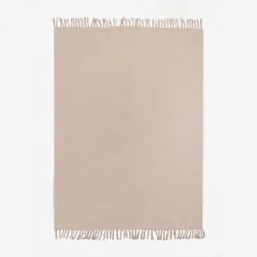 Manta Plaid Gaze Em Algodão Eloi Maquilhagem Leve - Sklum