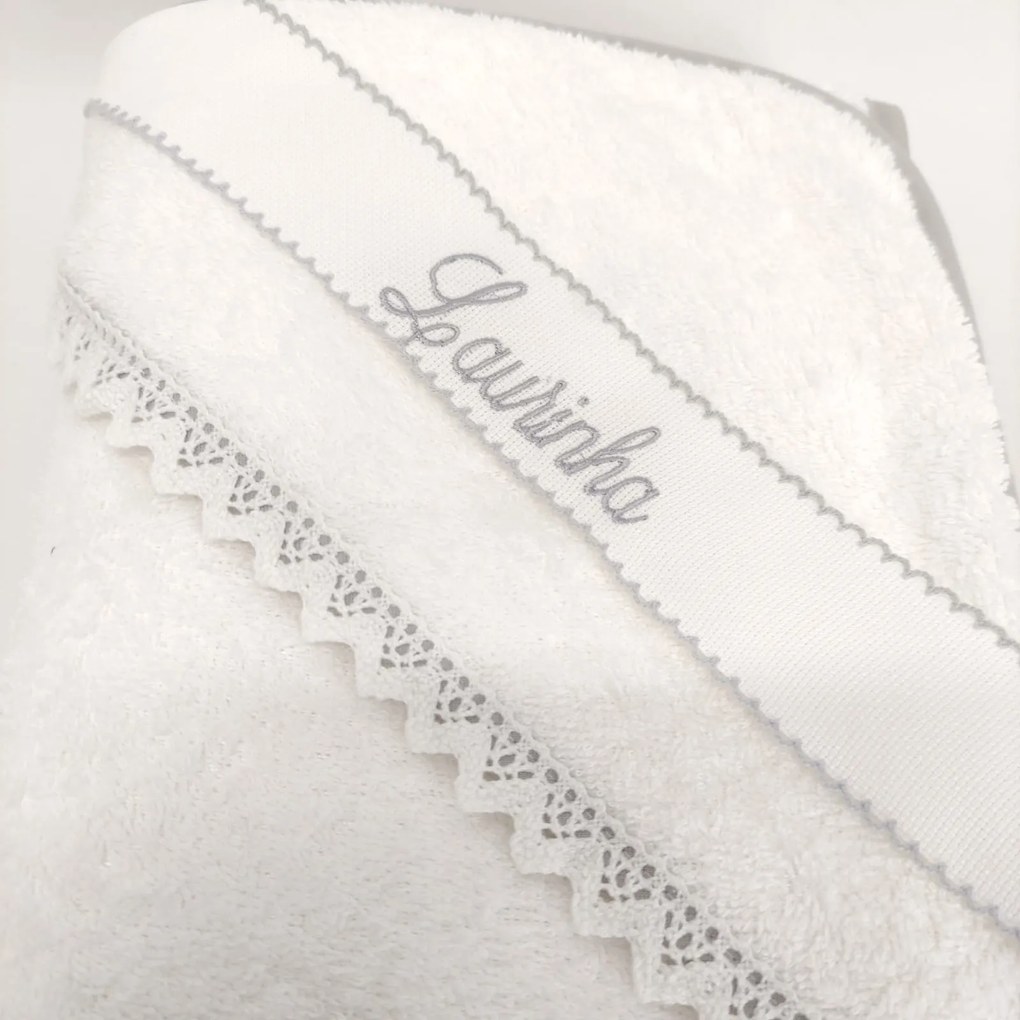 Toalha Banho Com Renda Personalizado