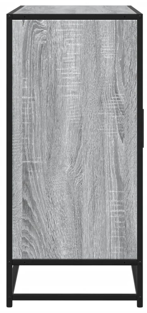 Aparador 92x35x76 cm derivados de madeira cinzento sonoma