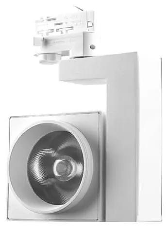 Projetor de Calha LED Noxor 35W (3 Circuitos) - Branco