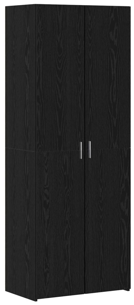 vidaXL Buffê 2 pcs Carvalho Preto 70 x 42,5 x 185 cm
