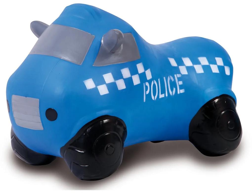 Carro policia insuflável Saltitante Infantil com bomba