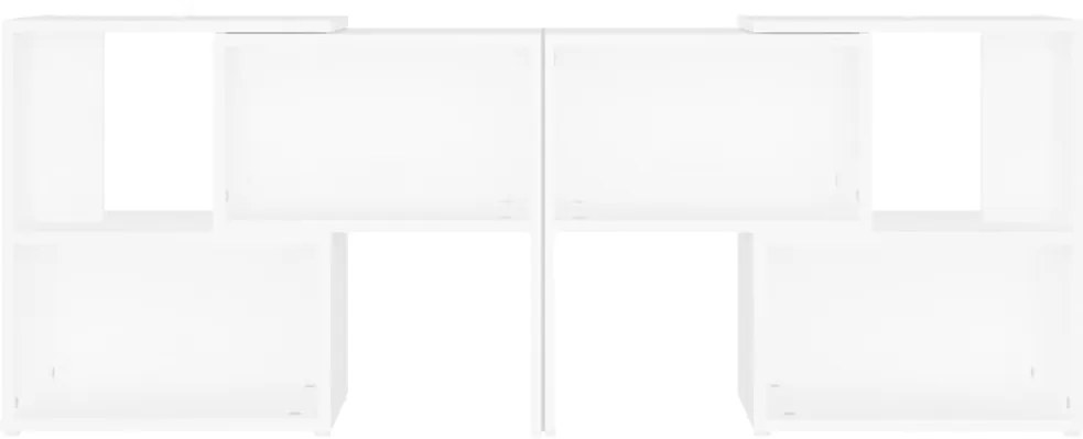 Móvel de TV 104x30x52 cm derivados de madeira branco