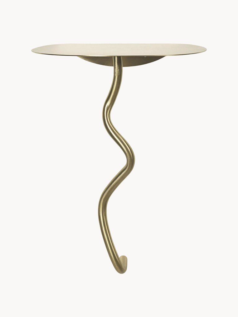 Mesa de parede em latão Curvature