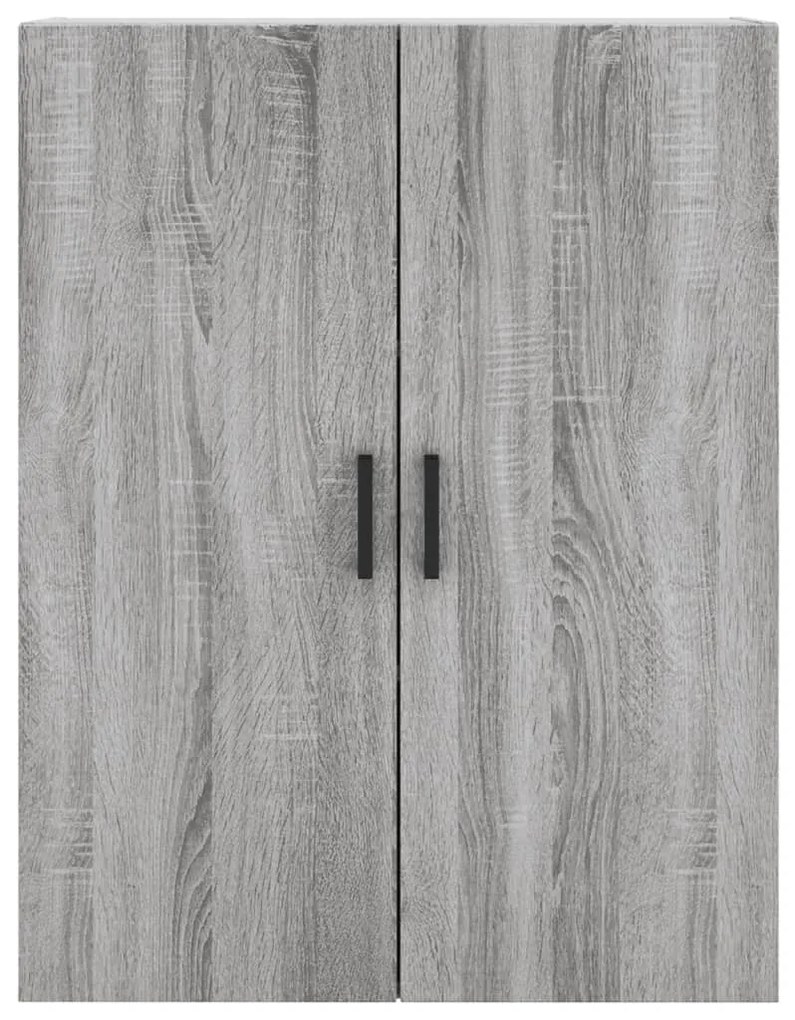 Armário de parede 69,5x34x90 cm cinzento sonoma