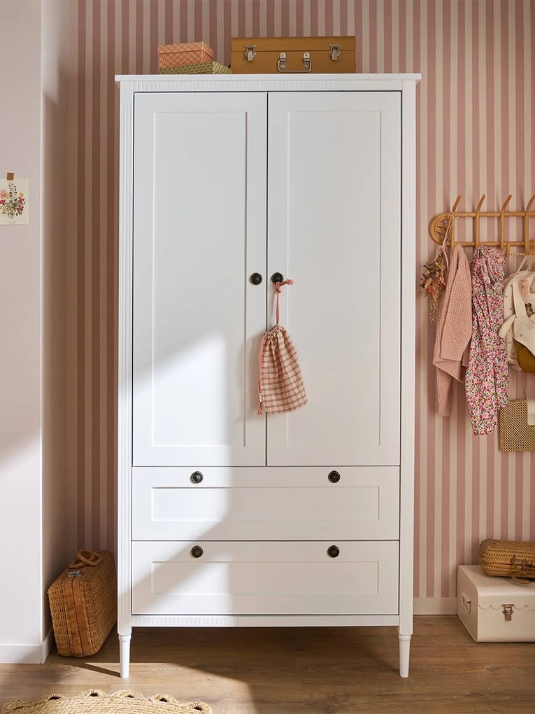 Armário 2 portas 2 gavetas Canopée cru