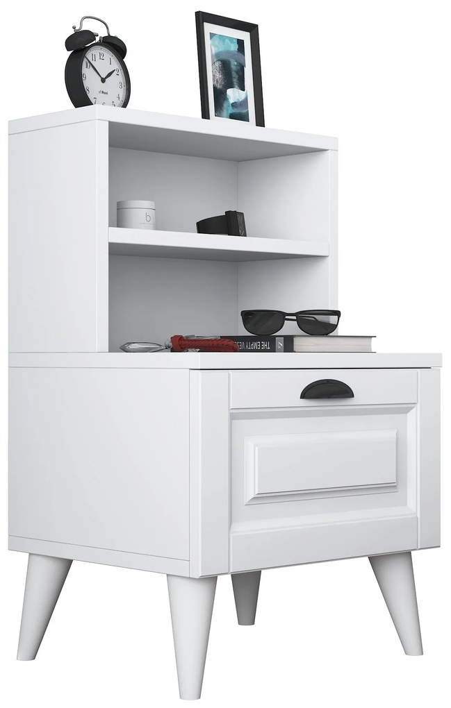 Mesinha de Cabeceira BD105 – Branco – 45x74,4x40 cm