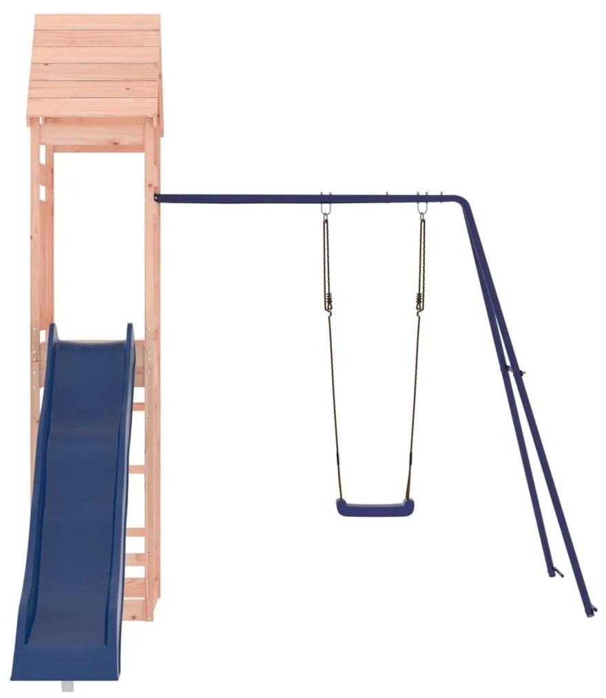 Conjunto de brincar para exterior madeira de douglas maciça