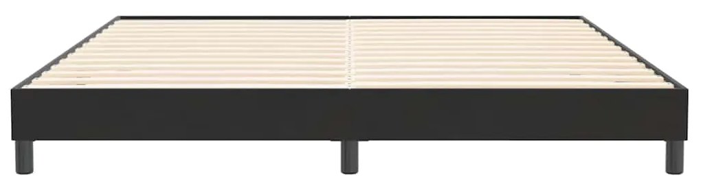 Estrutura de cama sem colchão 200x210 cm veludo preto