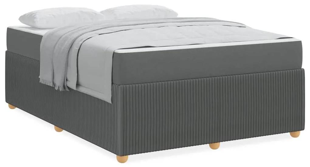 Estrutura da Cama Outros Cinzento escuro 140 x 200 cm tecido