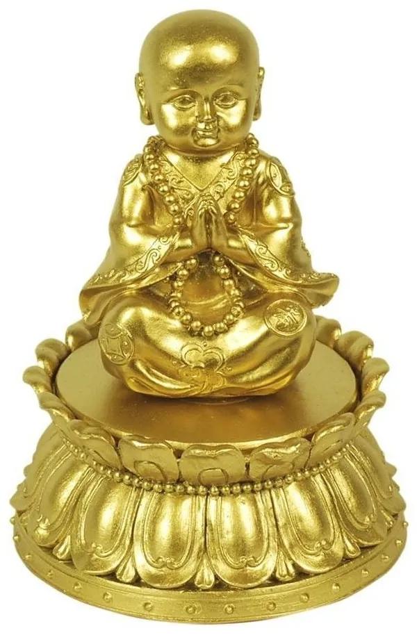 Estatuetas Signes Grimalt  Buda Com Caixa De Ouro