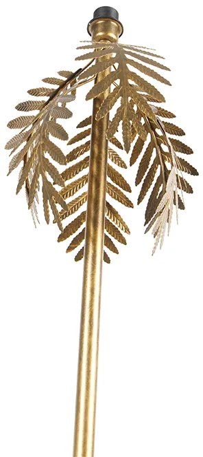 Candeeiro de pé vintage dourado 145 cm - Botanica