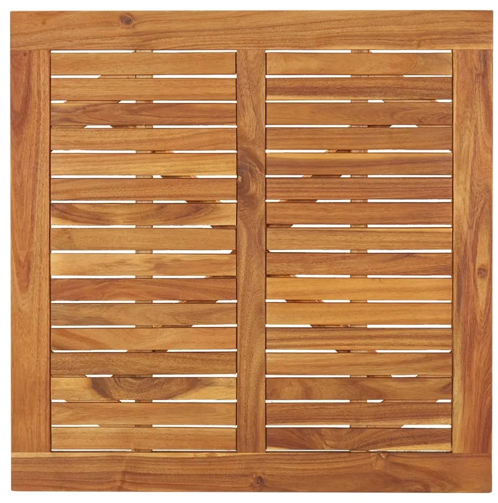 3 pcs conjunto de jantar para jardim madeira de acácia maciça
