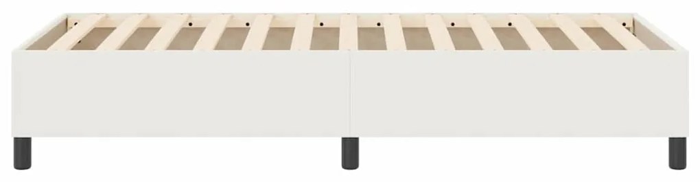 Cama Box Spring vidaXL Creme 100x200 cm Tecido Canelado