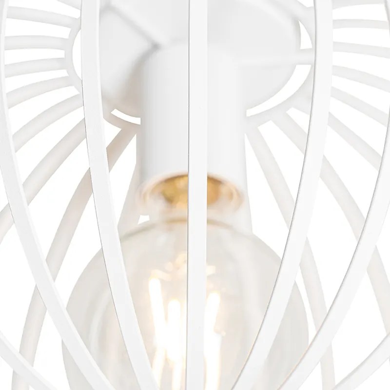 Candeeiro de teto design branco 30 cm - Johanna Design