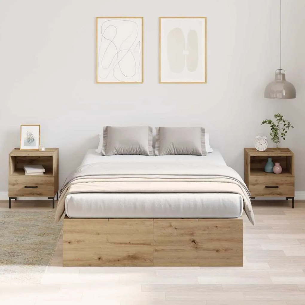 Estrado de cama em Carvalho Artisan 120x190 cm