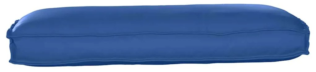 Almofada de Palete Azul Royal para Assento/Encosto 120x50x12 cm, Tecid