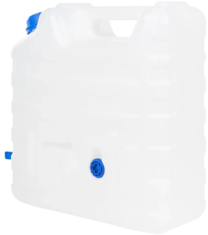 Recipiente de água com torneira transparente 15 L plástico