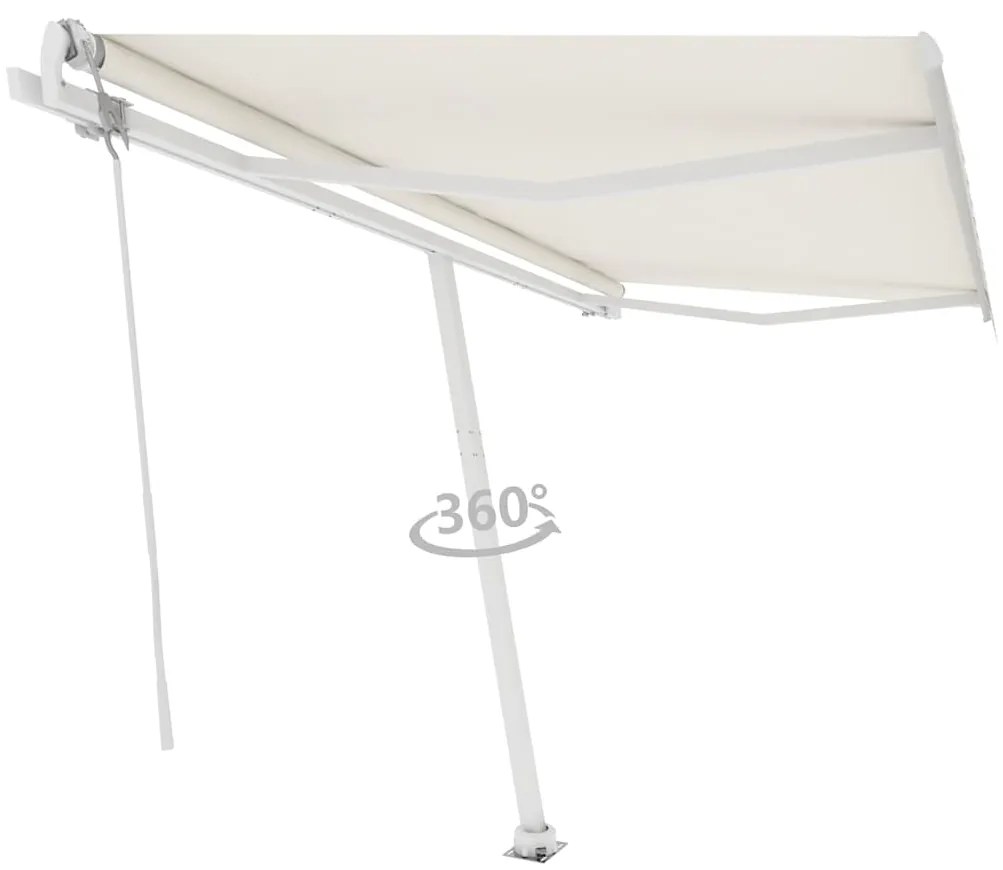 Toldo automático independente 400x300 cm cor creme
