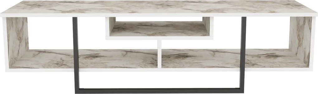 Móvel TV Asal – Preto/Branco – 150x35,2x40 cm