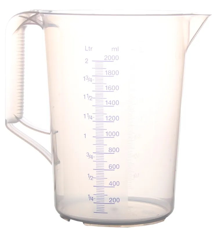 Copo Medidor com Pega Redondo 2000ml 15.5X21cm