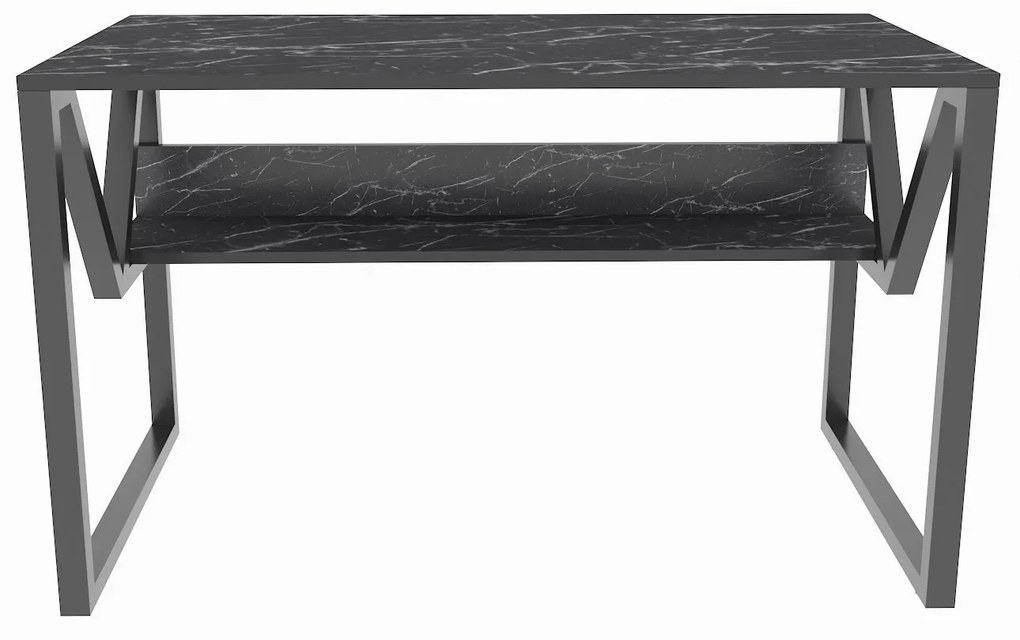 Secretária Lona – Preto – 120 cm x 72,8 cm x 60 cm