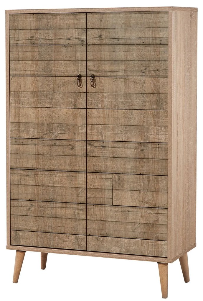 Armário Multiusos Multibox – Carvalho Sonoma – 80x127x36 cm
