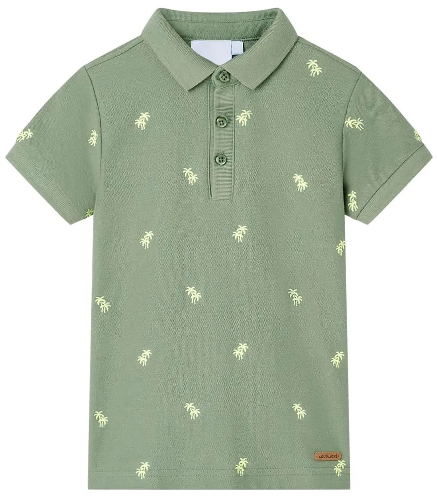 Polo para criança caqui 104