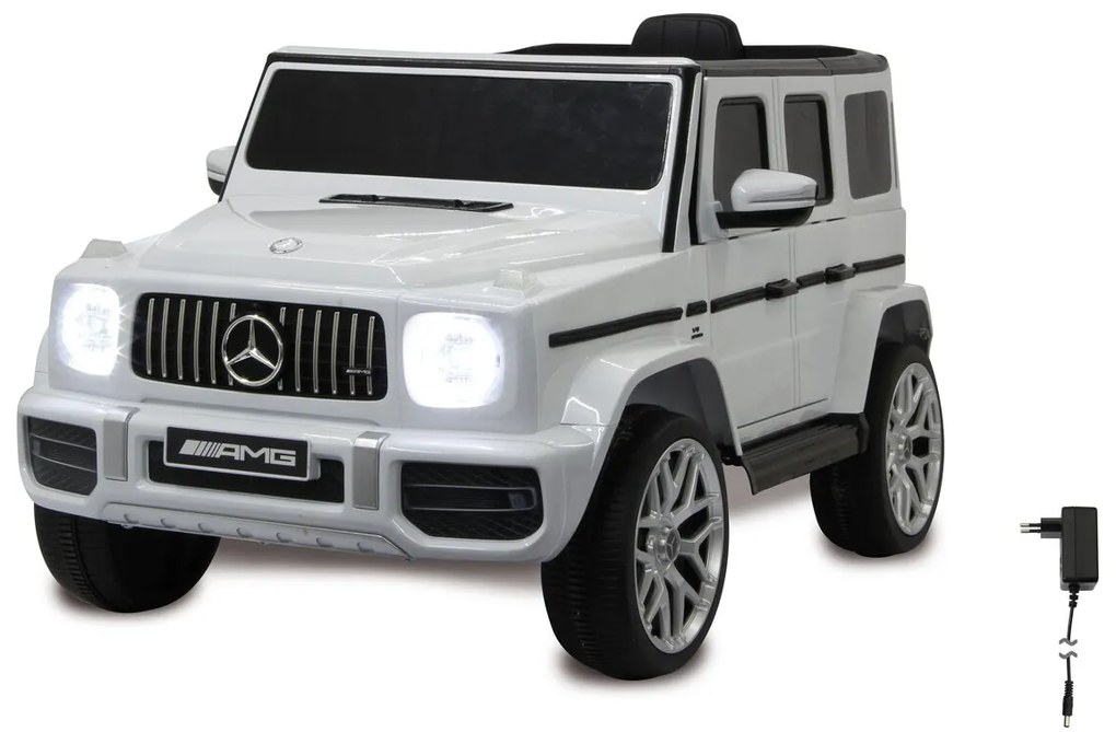 Carro elétrico a bateria infantil Mercedes-Benz AMG G63 branco