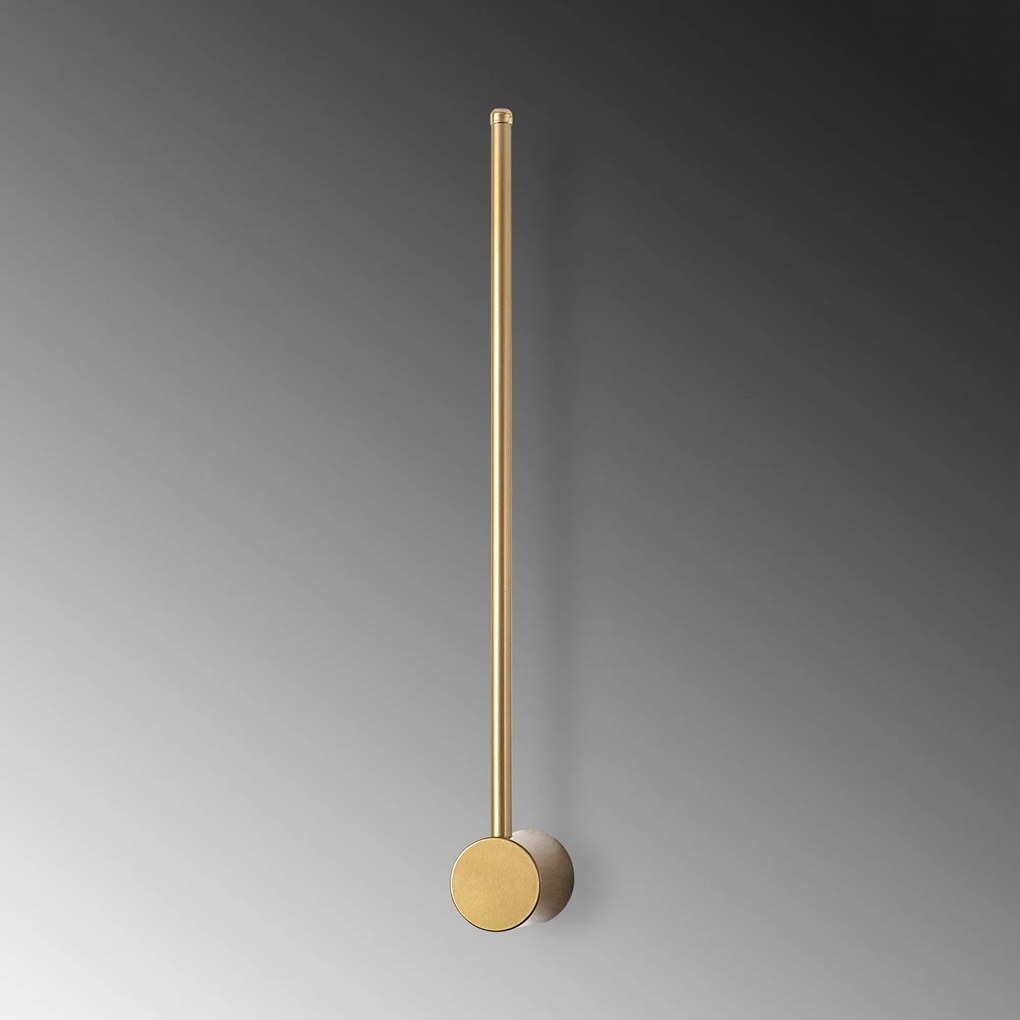 Candeeiro de Parede Sword - Dourado - 62cm x 10cm x 7cm