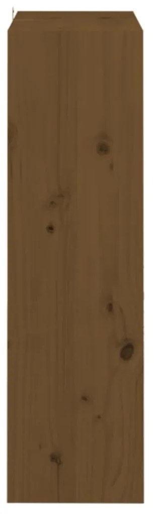 Estante/divisória 60x30x103,5 cm pinho maciço castanho mel