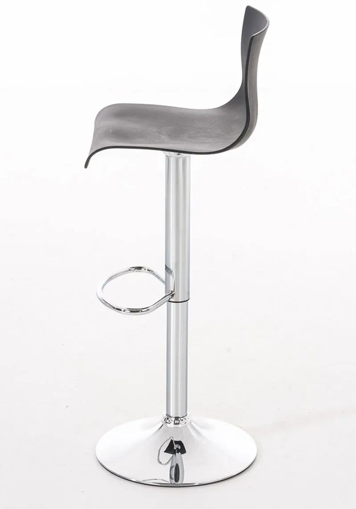Banco de bar Hoover 39 x 84-104 x 36 cm Preto