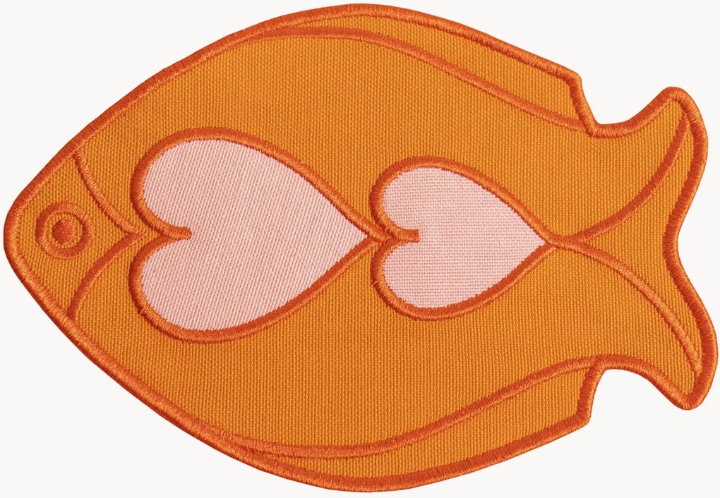 Bases para copos tecidas à mão Fish Splash, conjunto de 4