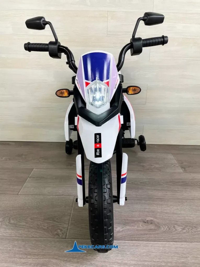 Mota elétrica para crianças Aprilia RX 125 12V Branca