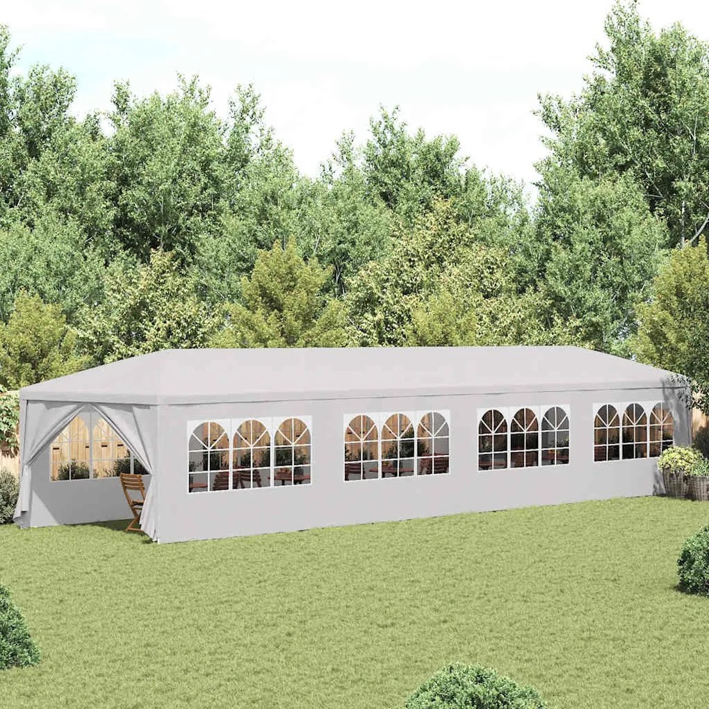vidaXL Tenda de jardim 3x12 m branco
